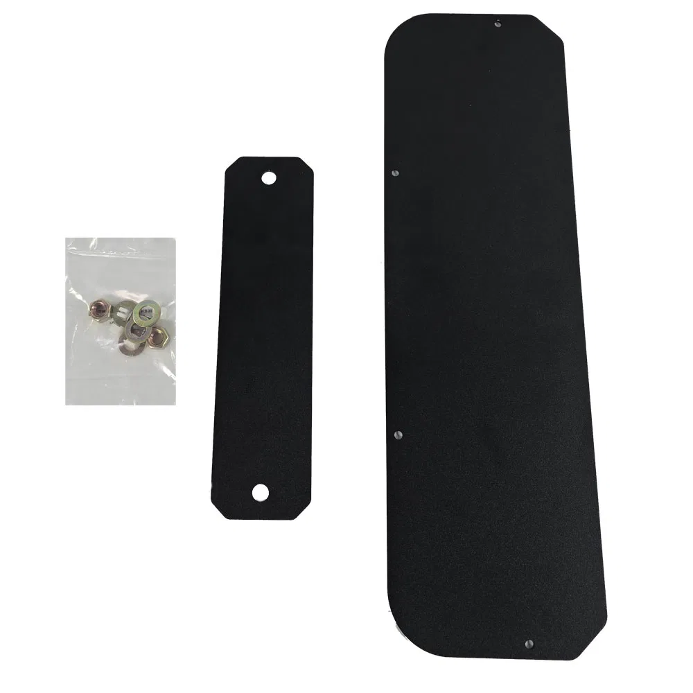 FB-300-WDP – ROCK SLIDE Winch Delete Plate, For Use With 300 Series Aluminum Bumpers Bolt-On Powder Coated Texture Bl...